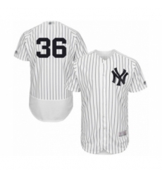 Men's New York Yankees #36 Mike Ford White Home Flex Base Authentic Collection Baseball Player Jersey Men's New York Yankees #36 Mike Ford White Home Flex Base Authentic Collection Baseball Player Jersey