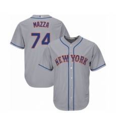 Youth New York Mets #74 Chris Mazza Authentic Grey Road Cool Base Baseball Player Jersey