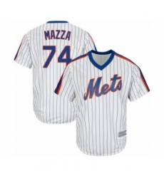 Youth New York Mets #74 Chris Mazza Authentic White Alternate Cool Base Baseball Player Jersey