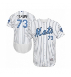 Men's New York Mets #73 Daniel Zamora Authentic White 2016 Father's Day Fashion Flex Base Baseball Player Jersey Men's New York Mets #73 Daniel Zamora Authentic White 2016 Father's Day Fashion Flex Base Baseball Player Jersey
