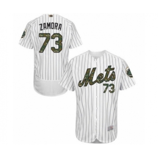 Men's New York Mets #73 Daniel Zamora Authentic White 2016 Memorial Day Fashion Flex Base Baseball Player Jersey Men's New York Mets #73 Daniel Zamora Authentic White 2016 Memorial Day Fashion Flex Base Baseball Player Jersey