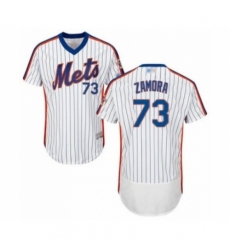 Men's New York Mets #73 Daniel Zamora White Alternate Flex Base Authentic Collection Baseball Player Jersey Men's New York Mets #73 Daniel Zamora White Alternate Flex Base Authentic Collection Baseball Player Jersey