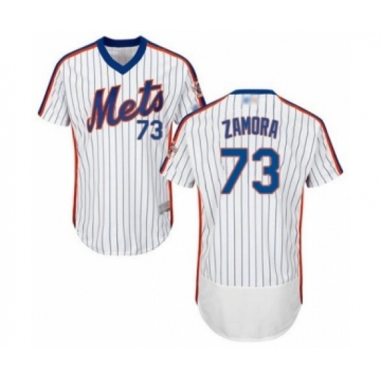 Men's New York Mets #73 Daniel Zamora White Alternate Flex Base Authentic Collection Baseball Player Jersey Men's New York Mets #73 Daniel Zamora White Alternate Flex Base Authentic Collection Baseball Player Jersey