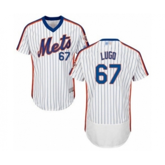 Men's New York Mets #67 Seth Lugo White Alternate Flex Base Authentic Collection Baseball Player Jersey Men's New York Mets #67 Seth Lugo White Alternate Flex Base Authentic Collection Baseball Player Jersey