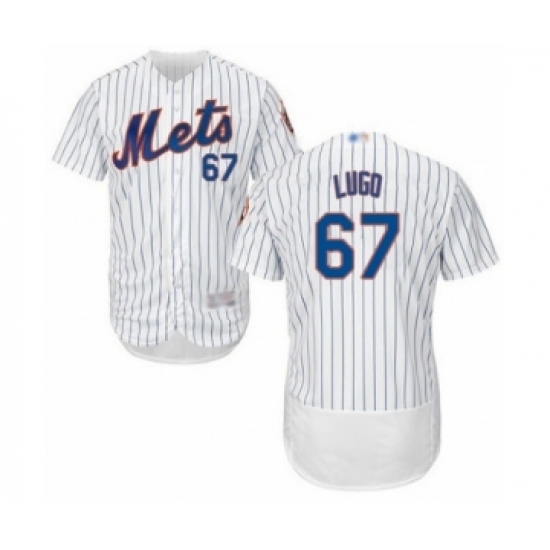 Men's New York Mets #67 Seth Lugo White Home Flex Base Authentic Collection Baseball Player Jersey Men's New York Mets #67 Seth Lugo White Home Flex Base Authentic Collection Baseball Player Jersey