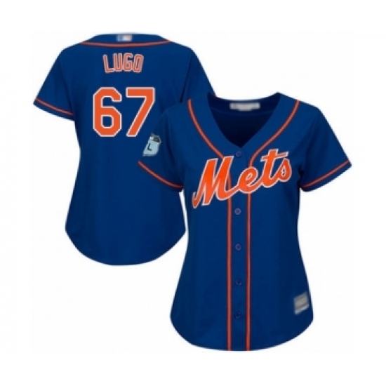 Women's New York Mets #67 Seth Lugo Authentic Royal Blue Alternate Home Cool Base Baseball Player Jersey Women's New York Mets #67 Seth Lugo Authentic Royal Blue Alternate Home Cool Base Baseball Player Jersey