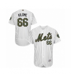 Men's New York Mets #66 Franklyn Kilome Authentic White 2016 Memorial Day Fashion Flex Base Baseball Player Jersey