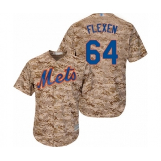 Women's New York Mets #64 Chris Flexen Authentic Camo Alternate Cool Base Baseball Player Jersey Women's New York Mets #64 Chris Flexen Authentic Camo Alternate Cool Base Baseball Player Jersey