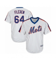Youth New York Mets #64 Chris Flexen Authentic White Alternate Cool Base Baseball Player Jersey Youth New York Mets #64 Chris Flexen Authentic White Alternate Cool Base Baseball Player Jersey