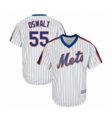 Youth New York Mets #55 Corey Oswalt Authentic White Alternate Cool Base Baseball Player Jersey Youth New York Mets #55 Corey Oswalt Authentic White Alternate Cool Base Baseball Player Jersey