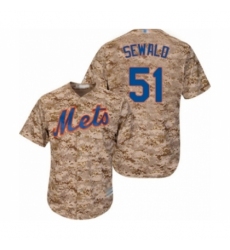 Men's New York Mets #51 Paul Sewald Authentic Camo Alternate Cool Base Baseball Player Jersey Men's New York Mets #51 Paul Sewald Authentic Camo Alternate Cool Base Baseball Player Jersey