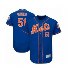 Men's New York Mets #51 Paul Sewald Royal Blue Alternate Flex Base Authentic Collection Baseball Player Jersey Men's New York Mets #51 Paul Sewald Royal Blue Alternate Flex Base Authentic Collection Baseball Player Jersey