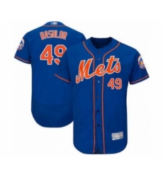 Men's New York Mets #49 Tyler Bashlor Royal Blue Alternate Flex Base Authentic Collection Baseball Player Jersey Men's New York Mets #49 Tyler Bashlor Royal Blue Alternate Flex Base Authentic Collection Baseball Player Jersey