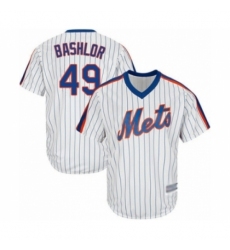 Youth New York Mets #49 Tyler Bashlor Authentic White Alternate Cool Base Baseball Player Jersey Youth New York Mets #49 Tyler Bashlor Authentic White Alternate Cool Base Baseball Player Jersey