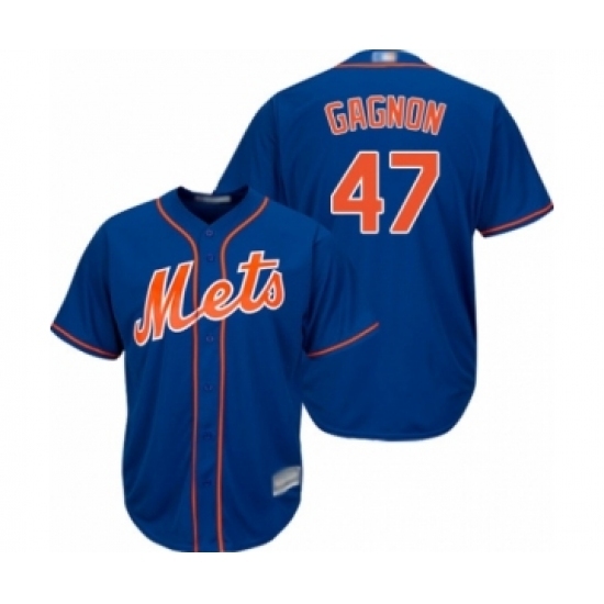 Youth New York Mets #22 Drew Gagnon Authentic Royal Blue Alternate Home Cool Base Baseball Player Jersey Youth New York Mets #22 Drew Gagnon Authentic Royal Blue Alternate Home Cool Base Baseball Player Jersey