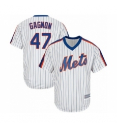Youth New York Mets #22 Drew Gagnon Authentic White Alternate Cool Base Baseball Player Jersey