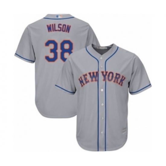 Youth New York Mets #38 Justin Wilson Authentic Grey Road Cool Base Baseball Player Jersey Youth New York Mets #38 Justin Wilson Authentic Grey Road Cool Base Baseball Player Jersey