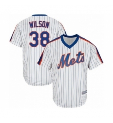Youth New York Mets #38 Justin Wilson Authentic White Alternate Cool Base Baseball Player Jersey