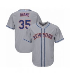 Youth New York Mets #35 Jacob Rhame Authentic Grey Road Cool Base Baseball Player Jersey