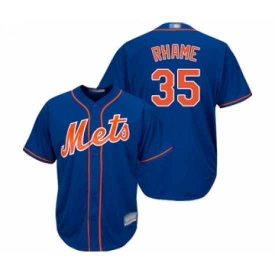 Youth New York Mets #35 Jacob Rhame Authentic Royal Blue Alternate Home Cool Base Baseball Player Jersey Youth New York Mets #35 Jacob Rhame Authentic Royal Blue Alternate Home Cool Base Baseball Player Jersey