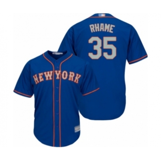 Youth New York Mets #35 Jacob Rhame Authentic Royal Blue Alternate Road Cool Base Baseball Player Jersey Youth New York Mets #35 Jacob Rhame Authentic Royal Blue Alternate Road Cool Base Baseball Player Jersey