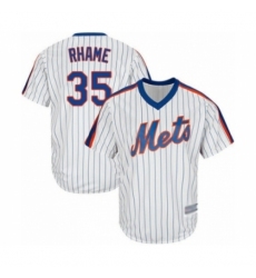 Youth New York Mets #35 Jacob Rhame Authentic White Alternate Cool Base Baseball Player Jersey