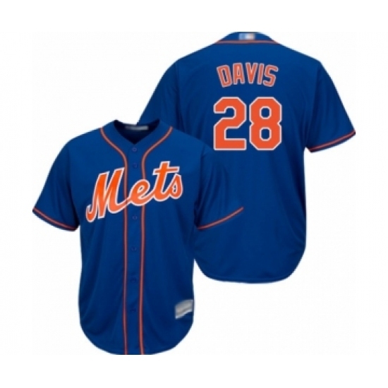Youth New York Mets #28 J.D. Davis Authentic Royal Blue Alternate Home Cool Base Baseball Player Jersey Youth New York Mets #28 J.D. Davis Authentic Royal Blue Alternate Home Cool Base Baseball Player Jersey