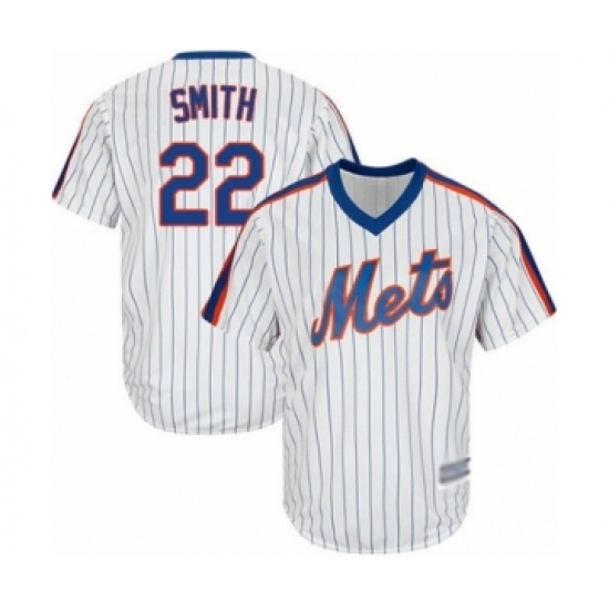 Youth New York Mets #22 Dominic Smith Authentic White Alternate Cool Base Baseball Player Jersey Youth New York Mets #22 Dominic Smith Authentic White Alternate Cool Base Baseball Player Jersey