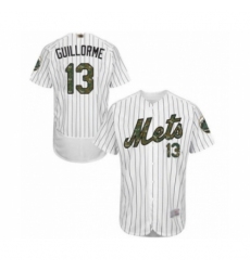 Men's New York Mets #13 Luis Guillorme Authentic White 2016 Memorial Day Fashion Flex Base Baseball Player Jersey Men's New York Mets #13 Luis Guillorme Authentic White 2016 Memorial Day Fashion Flex Base Baseball Player Jersey