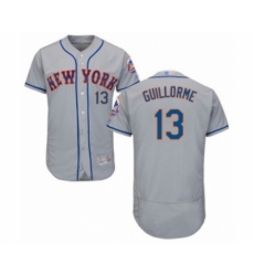 Men's New York Mets #13 Luis Guillorme Grey Road Flex Base Authentic Collection Baseball Player Jersey Men's New York Mets #13 Luis Guillorme Grey Road Flex Base Authentic Collection Baseball Player Jersey