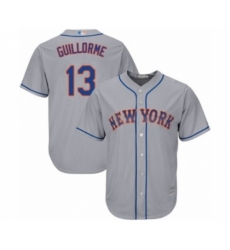 Youth New York Mets #13 Luis Guillorme Authentic Grey Road Cool Base Baseball Player Jersey Youth New York Mets #13 Luis Guillorme Authentic Grey Road Cool Base Baseball Player Jersey