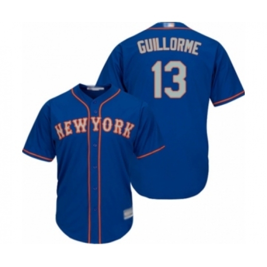Youth New York Mets #13 Luis Guillorme Authentic Royal Blue Alternate Road Cool Base Baseball Player Jersey Youth New York Mets #13 Luis Guillorme Authentic Royal Blue Alternate Road Cool Base Baseball Player Jersey