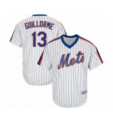Youth New York Mets #13 Luis Guillorme Authentic White Alternate Cool Base Baseball Player Jersey Youth New York Mets #13 Luis Guillorme Authentic White Alternate Cool Base Baseball Player Jersey