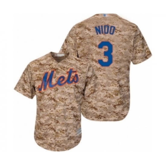 Men's New York Mets #3 Tomas Nido Authentic Camo Alternate Cool Base Baseball Player Jersey Men's New York Mets #3 Tomas Nido Authentic Camo Alternate Cool Base Baseball Player Jersey