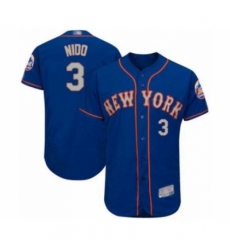 Men's New York Mets #3 Tomas Nido Royal Gray Alternate Flex Base Authentic Collection Baseball Player Jersey Men's New York Mets #3 Tomas Nido Royal Gray Alternate Flex Base Authentic Collection Baseball Player Jersey