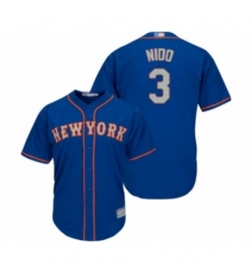 Youth New York Mets #3 Tomas Nido Authentic Royal Blue Alternate Road Cool Base Baseball Player Jersey Youth New York Mets #3 Tomas Nido Authentic Royal Blue Alternate Road Cool Base Baseball Player Jersey