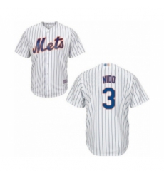 Youth New York Mets #3 Tomas Nido Authentic White Home Cool Base Baseball Player Jersey Youth New York Mets #3 Tomas Nido Authentic White Home Cool Base Baseball Player Jersey