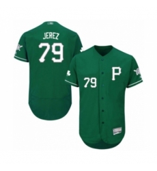 Men's Pittsburgh Pirates #79 Williams Jerez Green Celtic Flexbase Authentic Collection Baseball Player Jersey