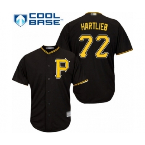 Youth Pittsburgh Pirates #22 Geoff Hartlieb Authentic Black Alternate Cool Base Baseball Player Jersey Youth Pittsburgh Pirates #22 Geoff Hartlieb Authentic Black Alternate Cool Base Baseball Player Jersey
