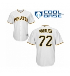Youth Pittsburgh Pirates #22 Geoff Hartlieb Authentic White Home Cool Base Baseball Player Jersey Youth Pittsburgh Pirates #22 Geoff Hartlieb Authentic White Home Cool Base Baseball Player Jersey