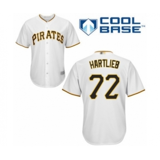 Youth Pittsburgh Pirates #22 Geoff Hartlieb Authentic White Home Cool Base Baseball Player Jersey Youth Pittsburgh Pirates #22 Geoff Hartlieb Authentic White Home Cool Base Baseball Player Jersey