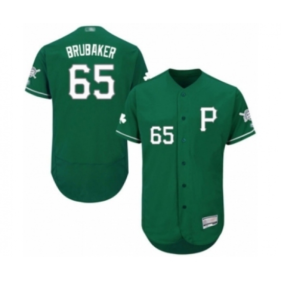 Men's Pittsburgh Pirates #65 J.T. Brubaker Green Celtic Flexbase Authentic Collection Baseball Player Jersey Men's Pittsburgh Pirates #65 J.T. Brubaker Green Celtic Flexbase Authentic Collection Baseball Player Jersey