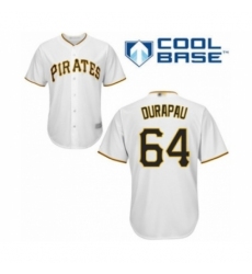 Youth Pittsburgh Pirates #64 Montana DuRapau Authentic White Home Cool Base Baseball Player Jersey Youth Pittsburgh Pirates #64 Montana DuRapau Authentic White Home Cool Base Baseball Player Jersey