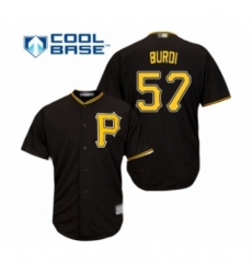 Youth Pittsburgh Pirates #57 Nick Burdi Authentic Black Alternate Cool Base Baseball Player Jersey Youth Pittsburgh Pirates #57 Nick Burdi Authentic Black Alternate Cool Base Baseball Player Jersey