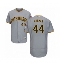 Men's Pittsburgh Pirates #44 Kevin Kramer Grey Road Flex Base Authentic Collection Baseball Player Jersey Men's Pittsburgh Pirates #44 Kevin Kramer Grey Road Flex Base Authentic Collection Baseball Player Jersey