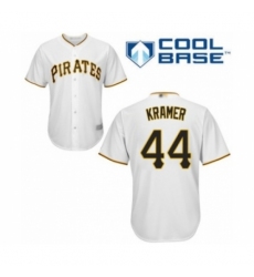 Youth Pittsburgh Pirates #44 Kevin Kramer Authentic White Home Cool Base Baseball Player Jersey Youth Pittsburgh Pirates #44 Kevin Kramer Authentic White Home Cool Base Baseball Player Jersey