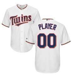 Men's Minnesota Twins Majestic White Cool Base Custom Jersey