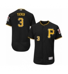 Men's Pittsburgh Pirates #3 Cole Tucker Black Alternate Flex Base Authentic Collection Baseball Player Jersey Men's Pittsburgh Pirates #3 Cole Tucker Black Alternate Flex Base Authentic Collection Baseball Player Jersey