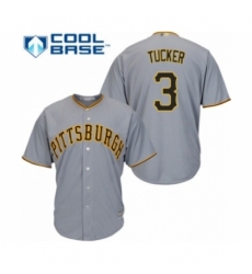 Youth Pittsburgh Pirates #3 Cole Tucker Authentic Grey Road Cool Base Baseball Player Jersey Youth Pittsburgh Pirates #3 Cole Tucker Authentic Grey Road Cool Base Baseball Player Jersey