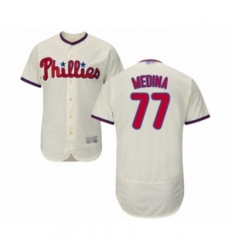 Men's Philadelphia Phillies #77 Adonis Medina Cream Alternate Flex Base Authentic Collection Baseball Player Jersey Men's Philadelphia Phillies #77 Adonis Medina Cream Alternate Flex Base Authentic Collection Baseball Player Jersey